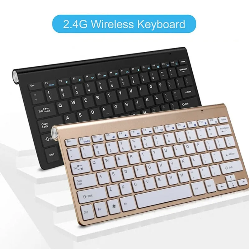 2.4G Ultrathin Wireless Keyboard Set Mini Mouse Accessories For Notebook Computer Desktop Replace Keyboard Mouse Combos