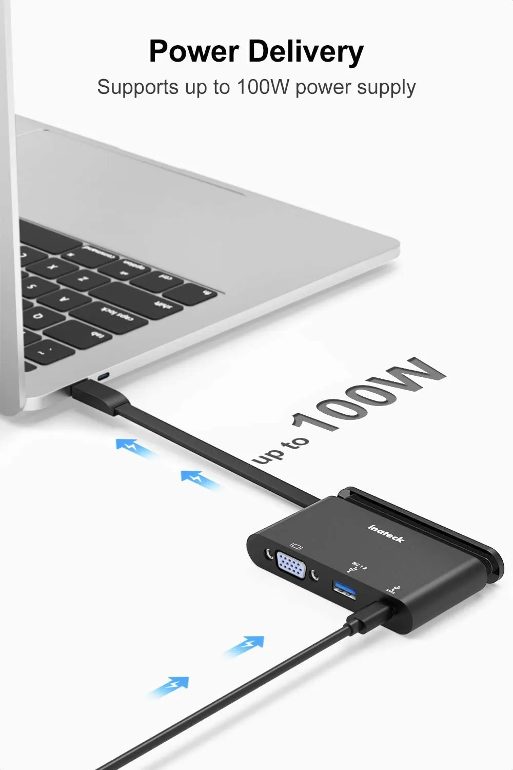 3-in-1 USB-C Hub with 100W USB C PD Port, SC01005