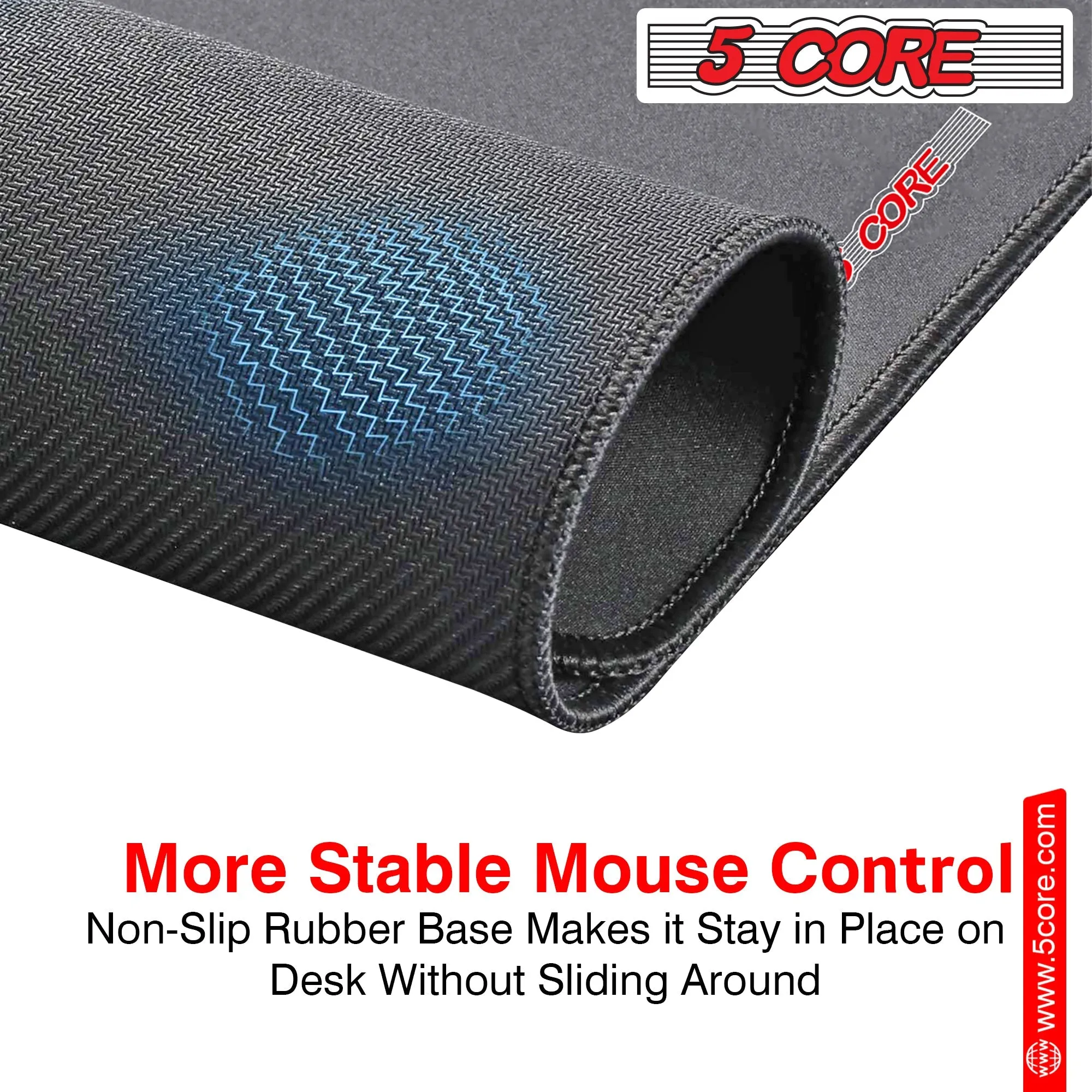 5Core Gaming Mouse Pad Set – 3x3 Rubber Base