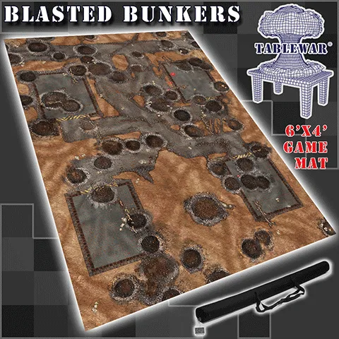 6x4 'Blasted Bunkers'