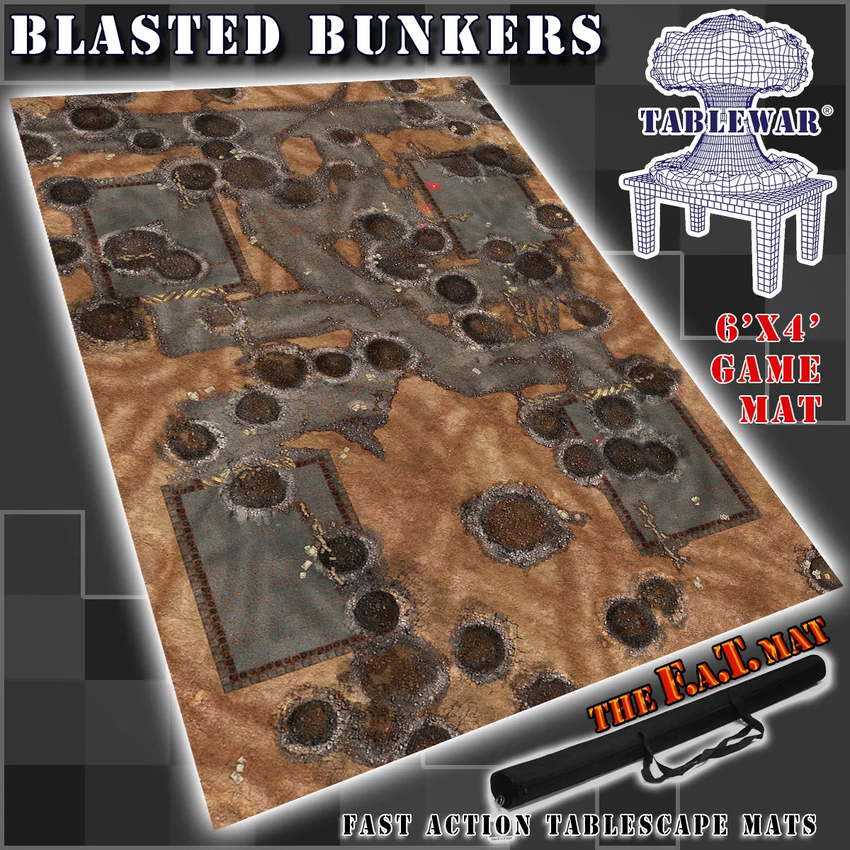 6x4 'Blasted Bunkers'