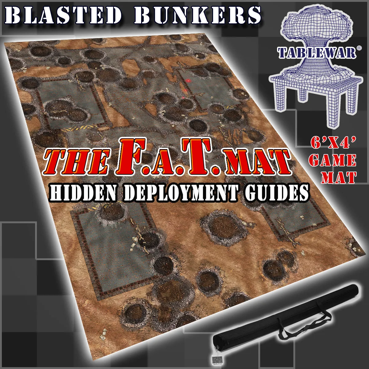 6x4 'Blasted Bunkers'