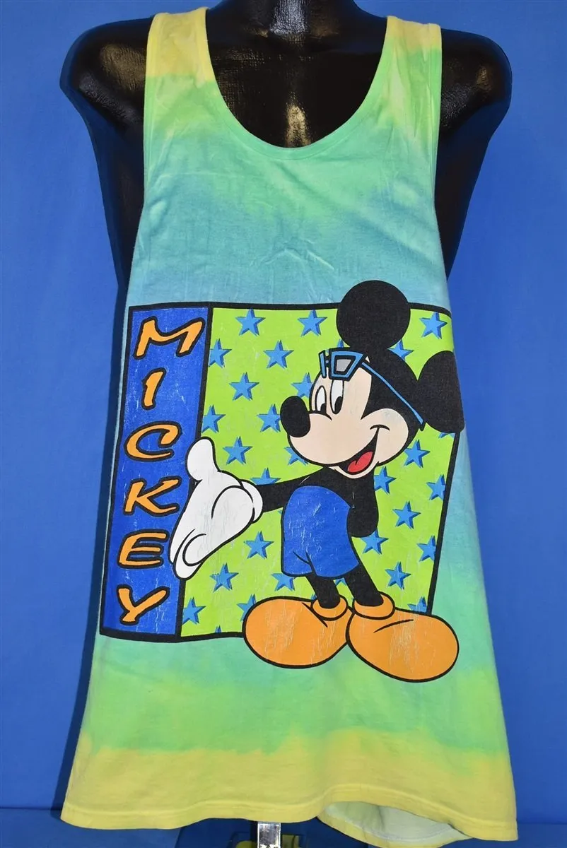 90s Mickey Mouse Tie-Dye Tank Top t-shirt Extra Large