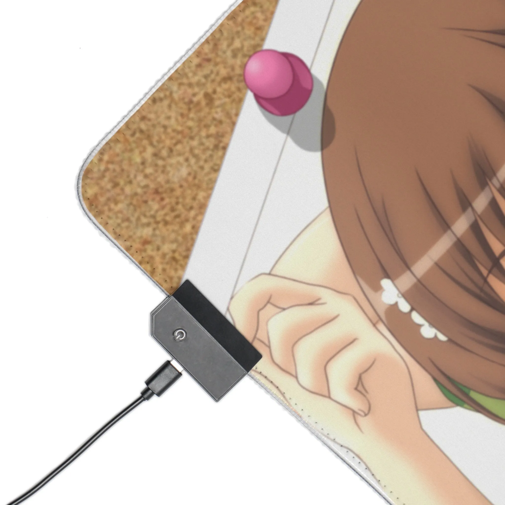 A Certain Scientific Railgun Mikoto Misaka, Kuroko Shirai, Ruiko Saten RGB LED Mouse Pad (Desk Mat)