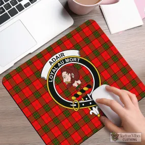 Adair Tartan Mouse Pad with Family Crest