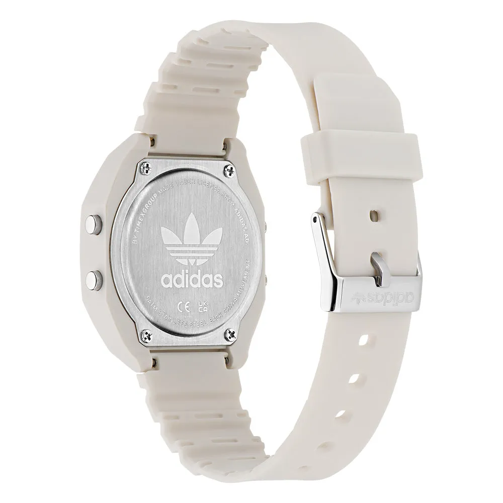 Adidas AOST23557 Digital Two White Resin Unisex Watch