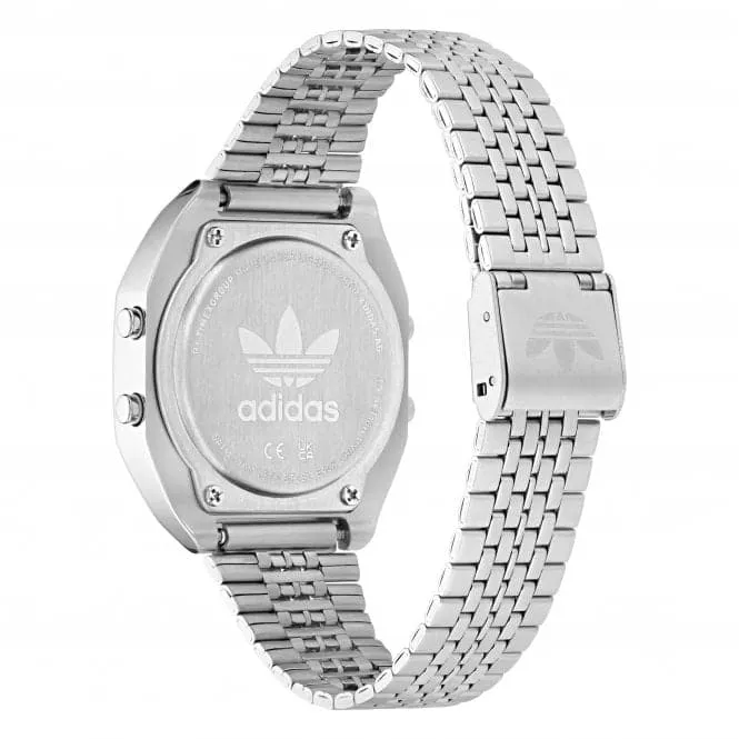 Adidas Unisex Digital Two Stainless Steel Watch AOST23556