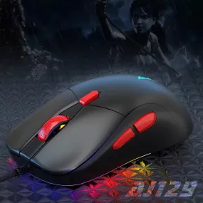 Ajazz AJ129 Black wired Gaming Mouse RGB