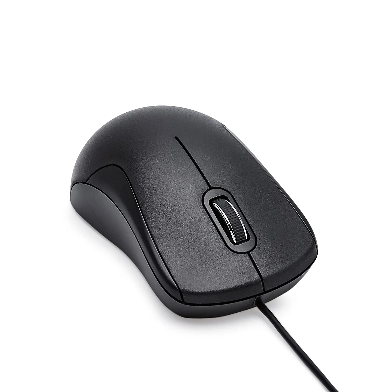 Amazon Basics 3-Button USB Wired Mouse - Standard, Black