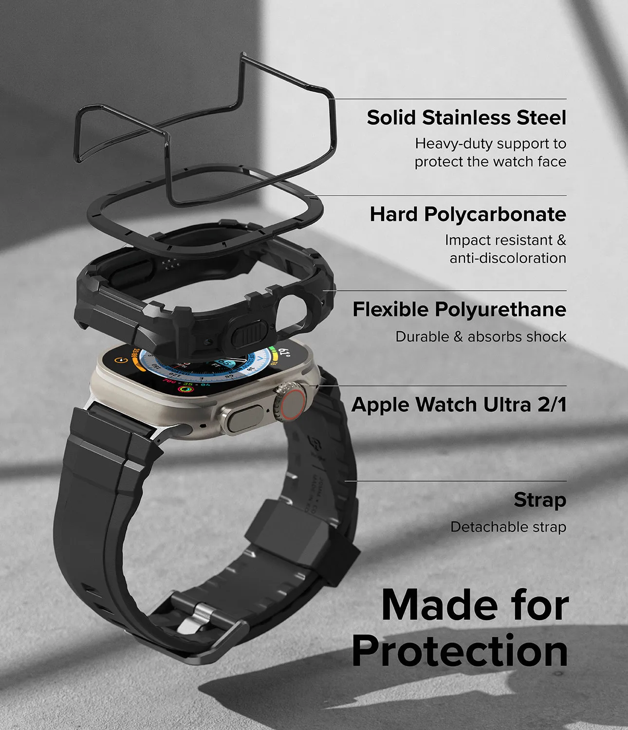 Apple Watch Ultra 2 / 1 Case   Band | Fusion-X Guard