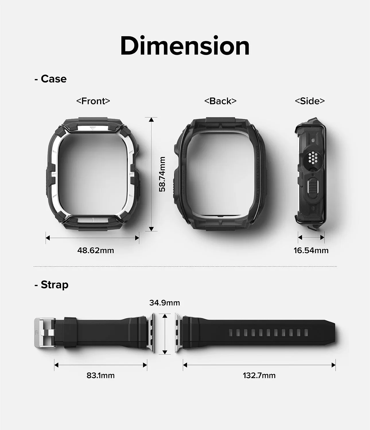 Apple Watch Ultra 2 / 1 Case   Band | Fusion-X Guard