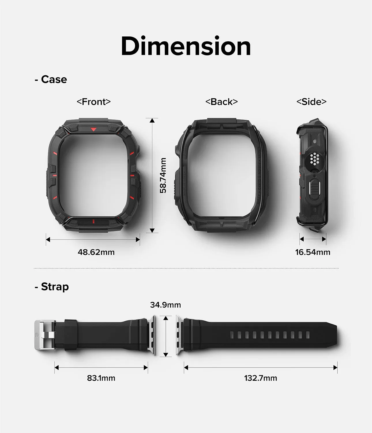 Apple Watch Ultra 2 / 1 Case   Band | Fusion-X Guard