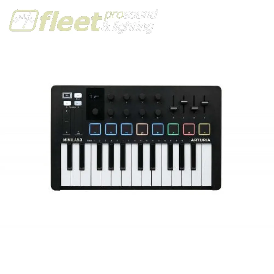 Arturia MINILAB MKIII Portable  Controller -Black MINILAB3BK