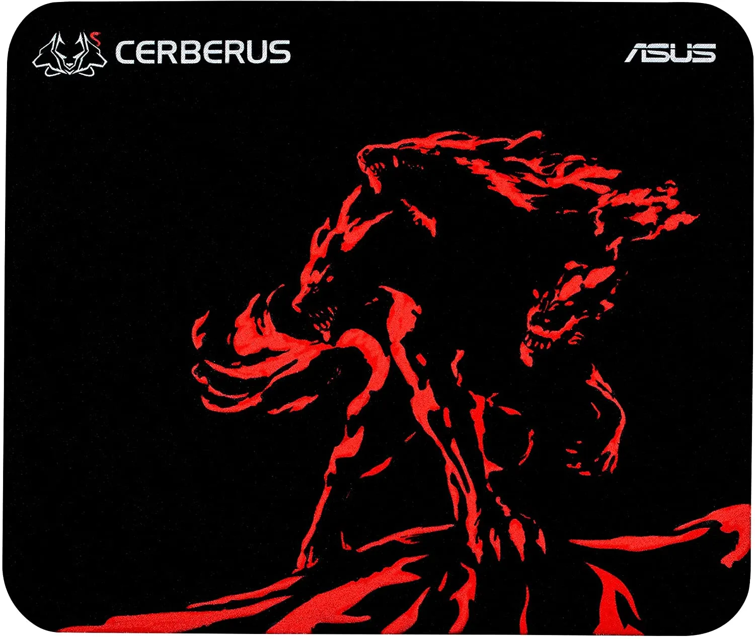 ASUS Cerberus Mat Mini Gaming Mouse Pad Red with Consistent Surface Texture and Non-Slip Rubber