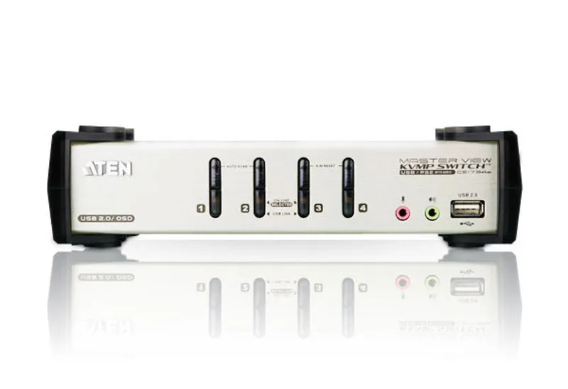 Aten Cs1734b - Kvm / Audio / Usb Switch - 4 Ports