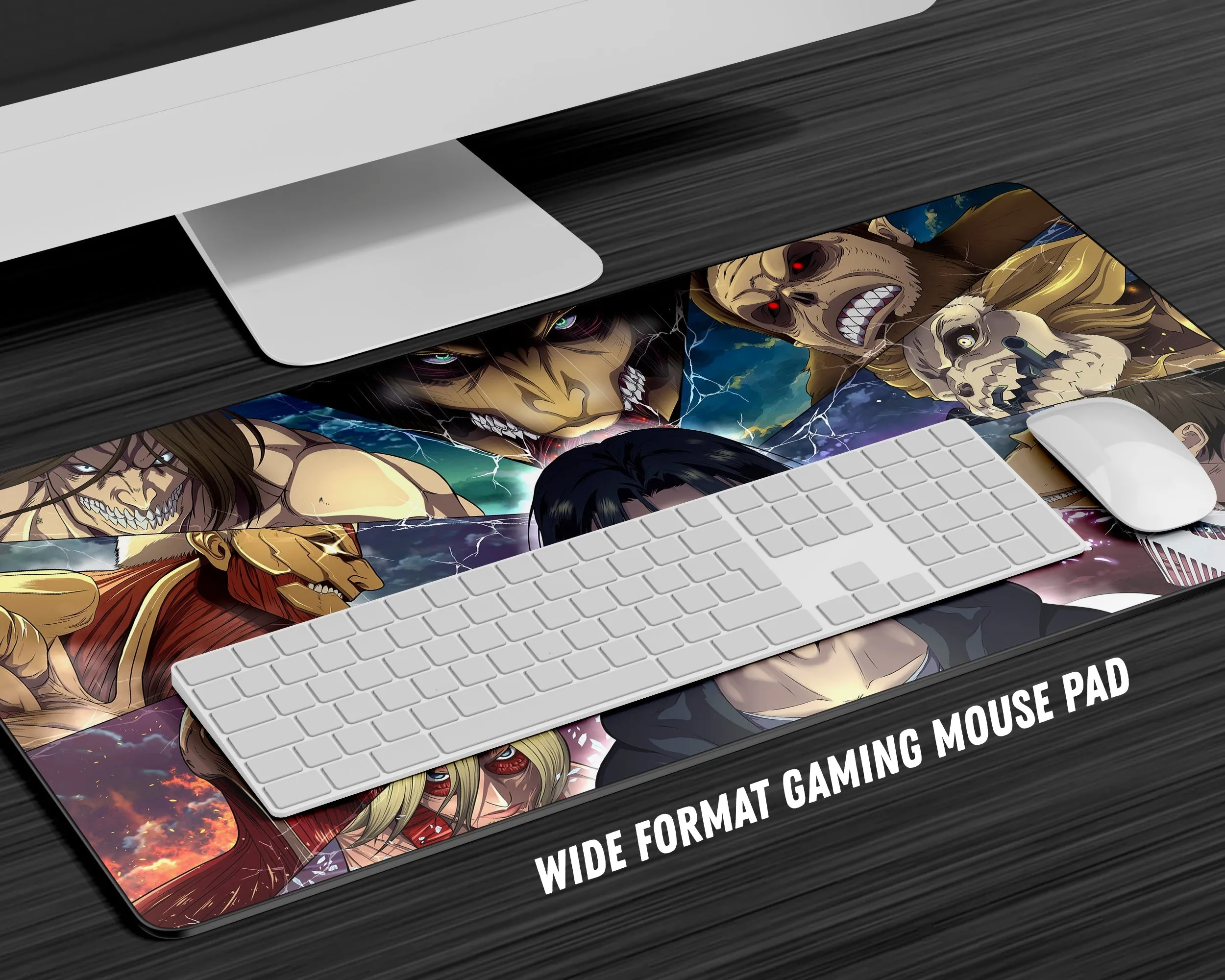 Attack on Titan Eren Founding Titan Gaming Mouse Pad