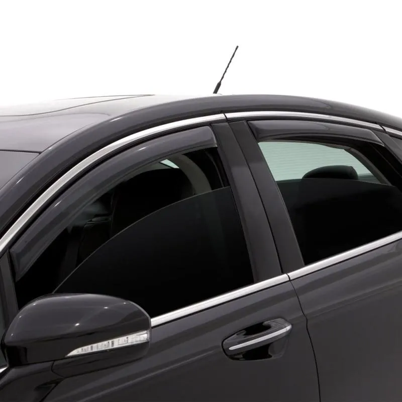 AVS 06-10 Dodge Charger Ventvisor In-Channel Front & Rear Window Deflectors 4pc - Smoke