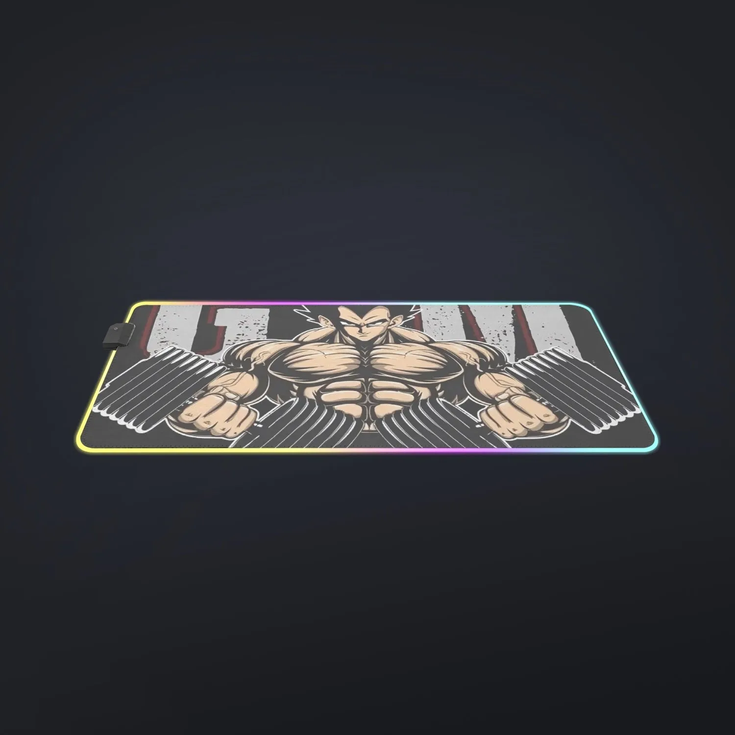 Awesome Training To Beat Goku cool LED  Mouse Pad