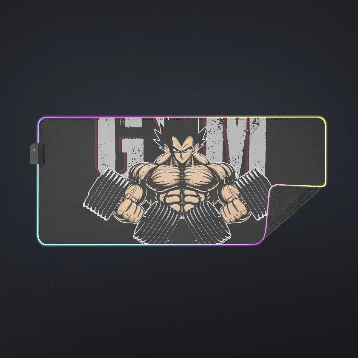 Awesome Training To Beat Goku cool LED  Mouse Pad