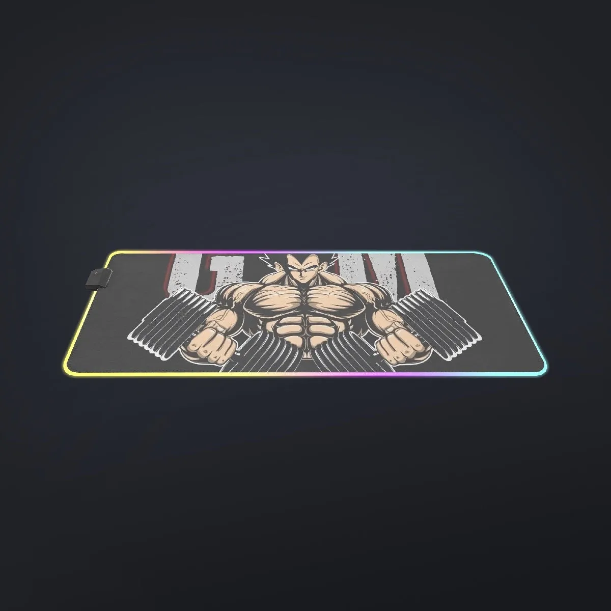 Awesome Training To Beat Goku cool LED  Mouse Pad