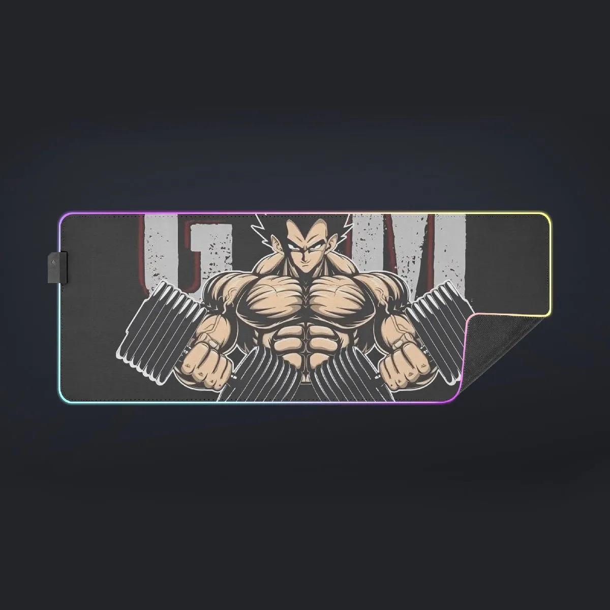 Awesome Training To Beat Goku cool LED  Mouse Pad