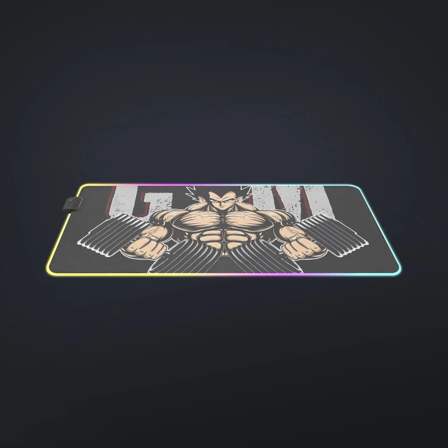 Awesome Training To Beat Goku cool LED  Mouse Pad