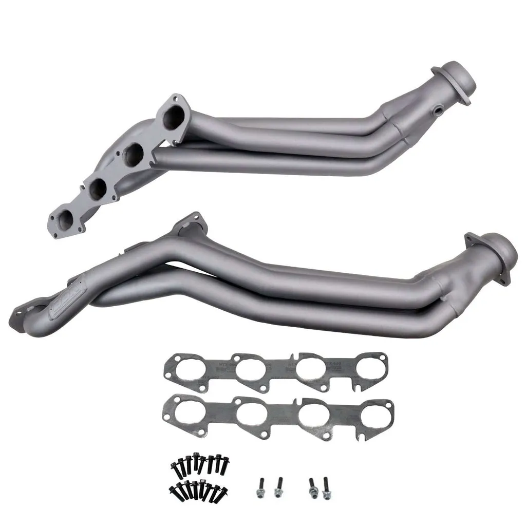 BBK Exhaust Dodge Charger (2006-2024) Hellcat V8 (2015-2024) 1-7/8" Long Tube Headers - Titanium / Polished Silver