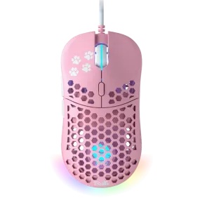 Belle Delphine X Ghost M1 UltraLight Gaming Mouse - Kitty Pink