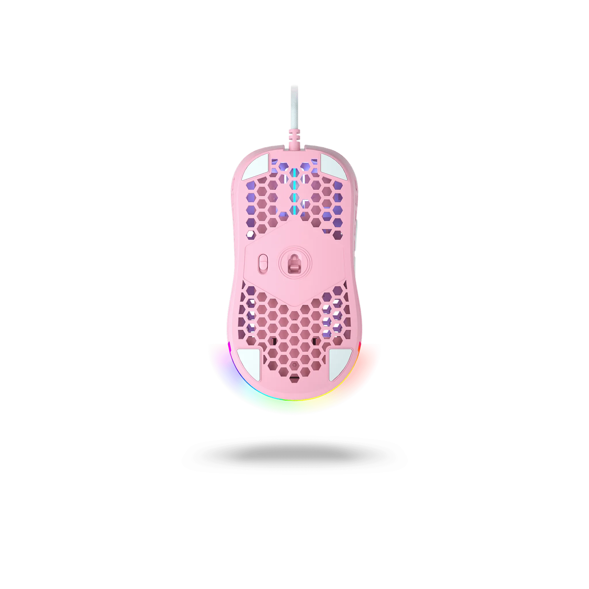 Belle Delphine X Ghost M1 UltraLight Gaming Mouse - Kitty Pink