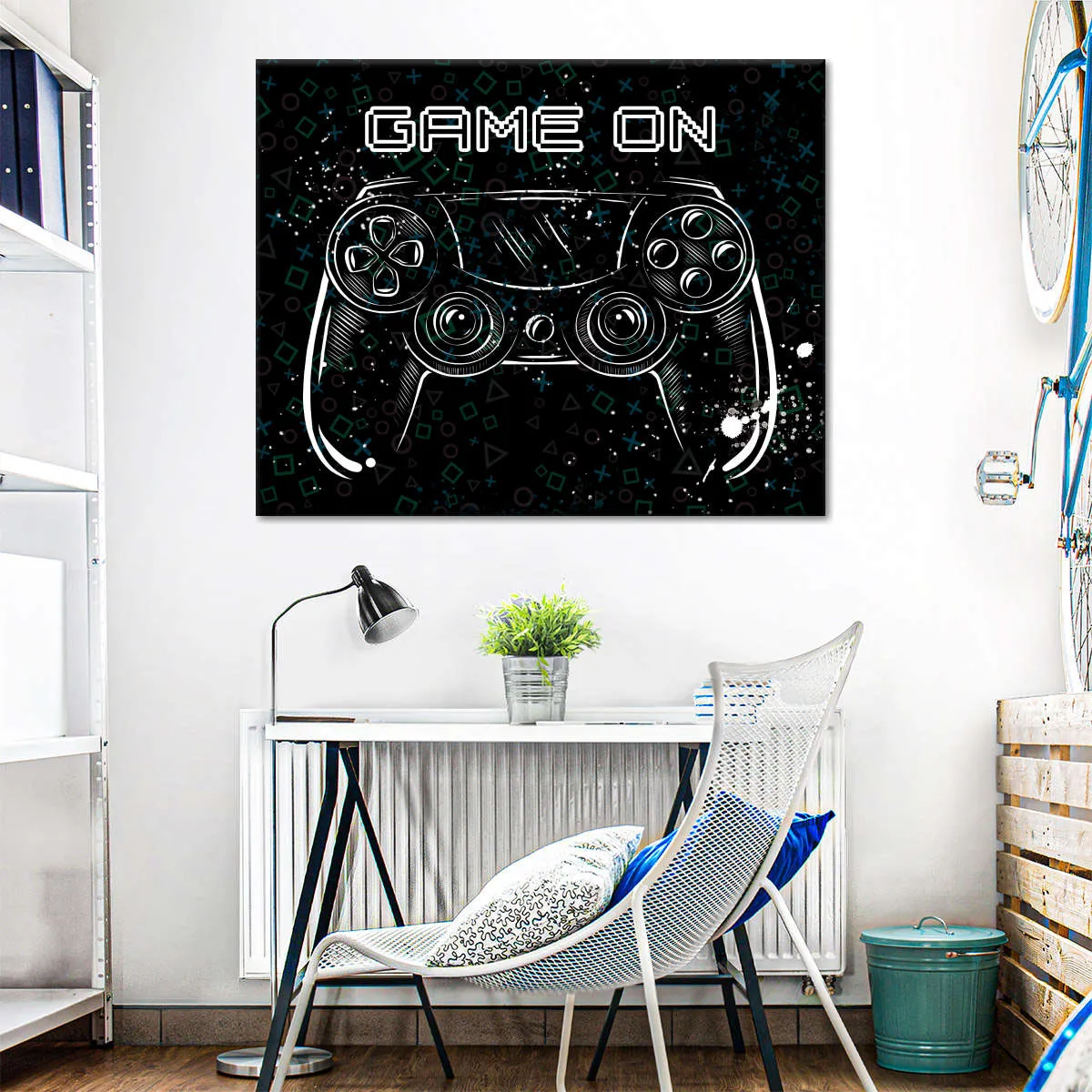 Black Game On Wall Art