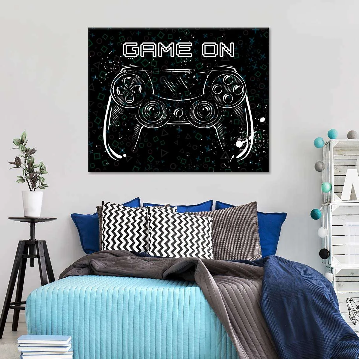 Black Game On Wall Art