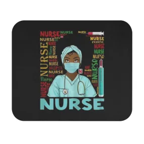 Black Nurse Mouse Pad (Rectangle)