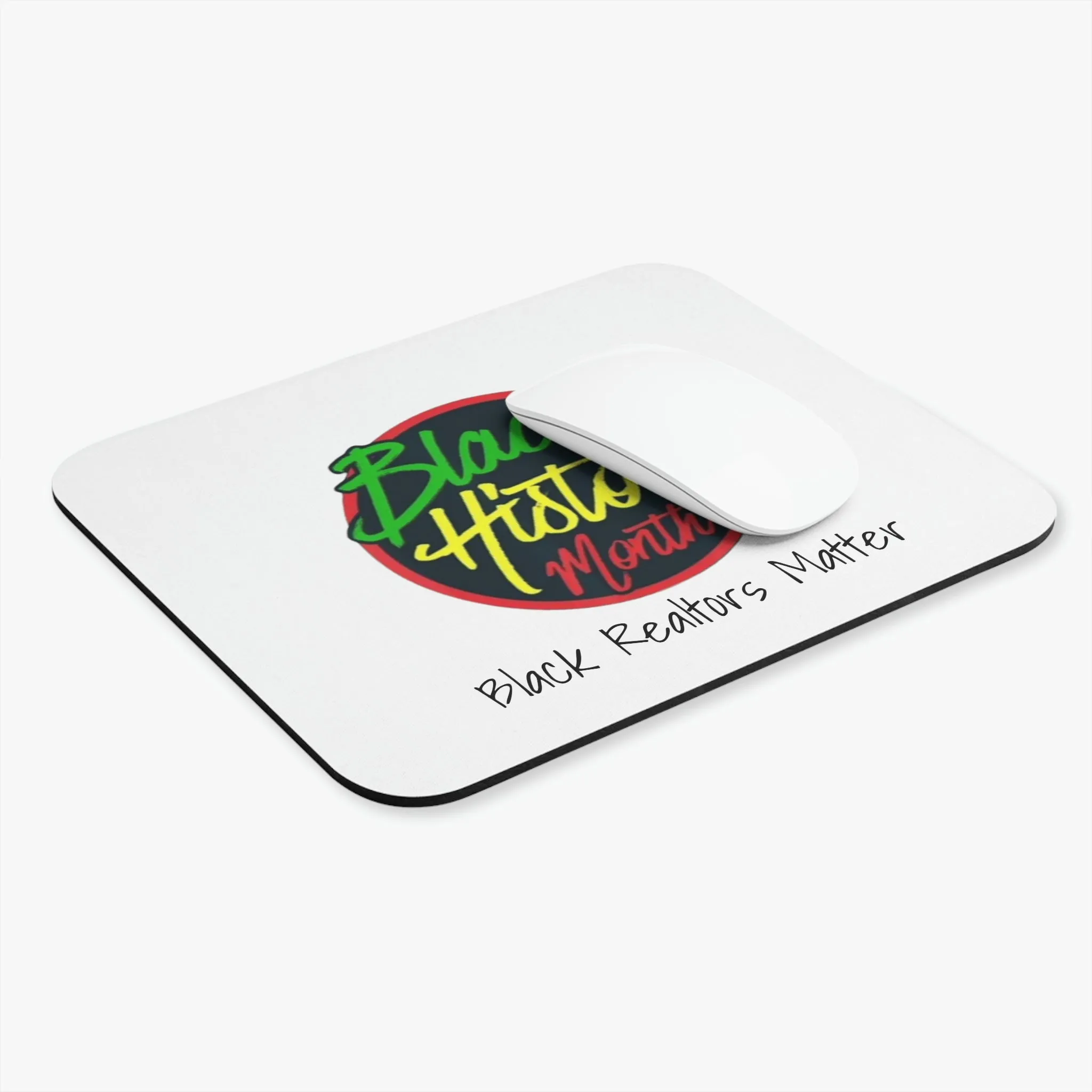 Black Realtors Matter Mouse Pad (Rectangle)