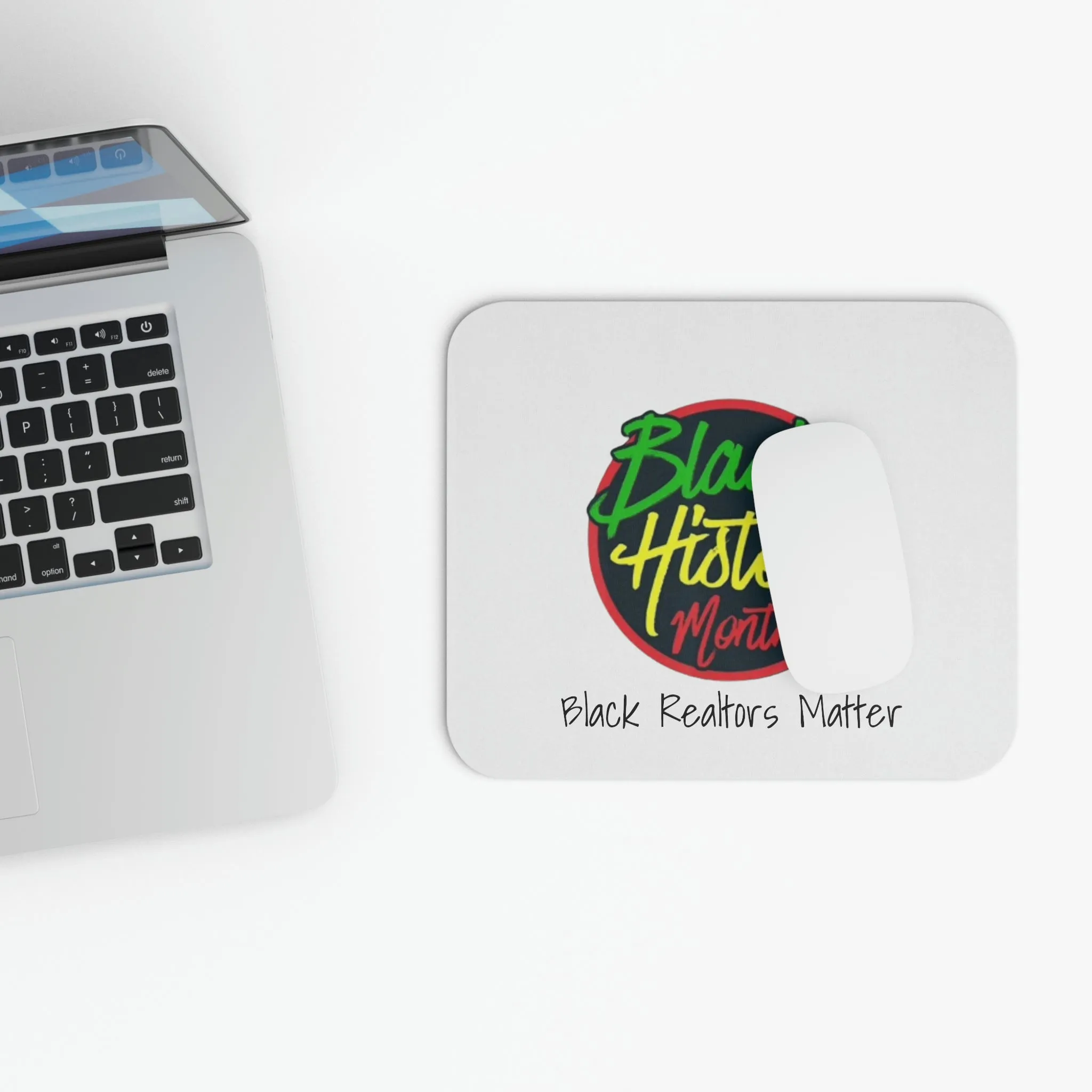 Black Realtors Matter Mouse Pad (Rectangle)