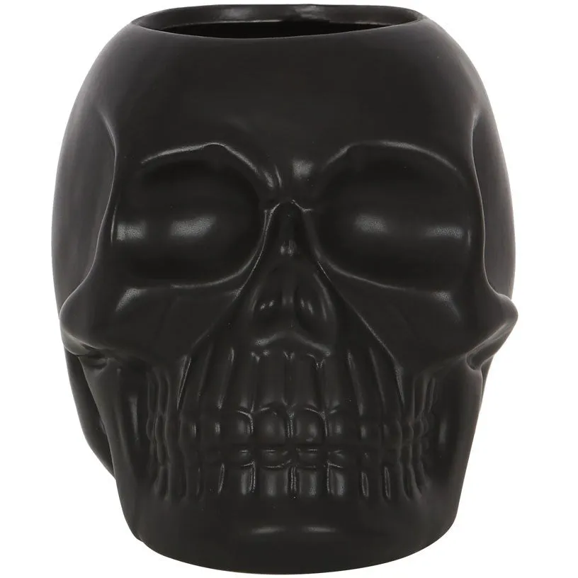 Black Skull Toothbrush Holder