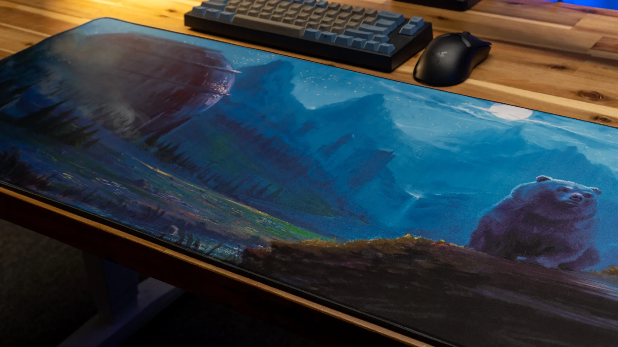 Blooprint "Landscape" Limited Edition Content Creator Collaboration XL Rust Gaming Mouse Pad