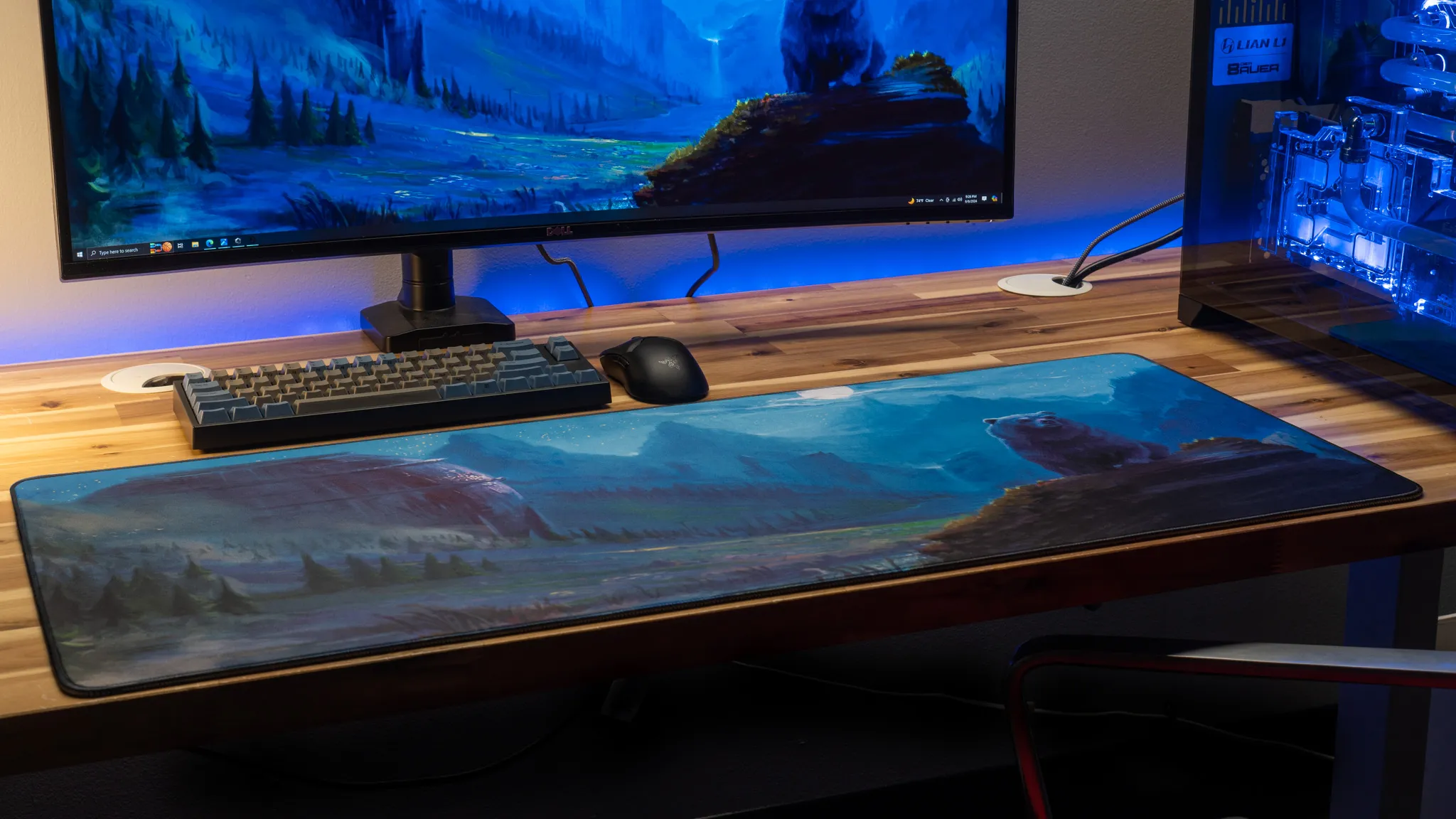 Blooprint "Landscape" Limited Edition Content Creator Collaboration XL Rust Gaming Mouse Pad