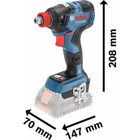 Bosch GDX 18V-200 C (2in1) Cordless Brushless Impact Driver / Impact Wrench 18V (Bare)