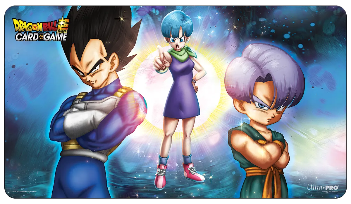 Bulma, Vegeta, and Trunks Standard Gaming Playmat Mousepad for Dragon Ball Super