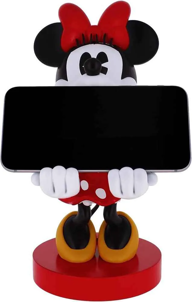 Cable Guys - Disney Minnie Mouse 8 Inch PVC Statue Deluxe Mobile Phone and Controller Holder/Charger