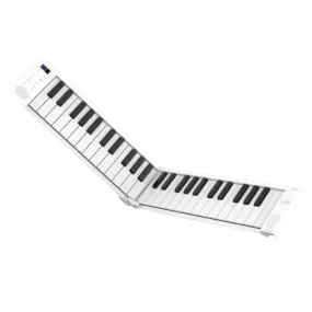 Carry-on FOLDPIANO49 49-Key Collapsible Folding Piano Keyboard, White