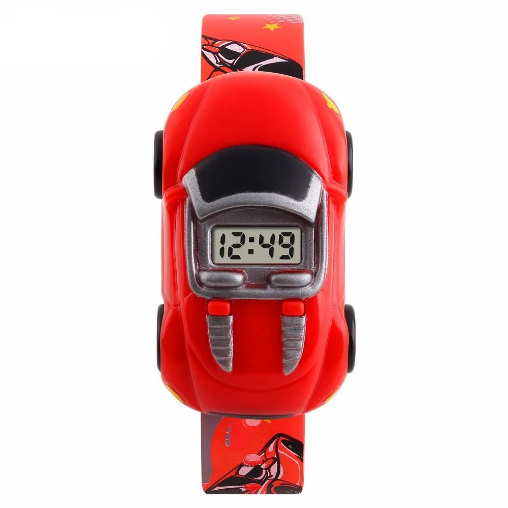 Cartoon Car Digital Watch