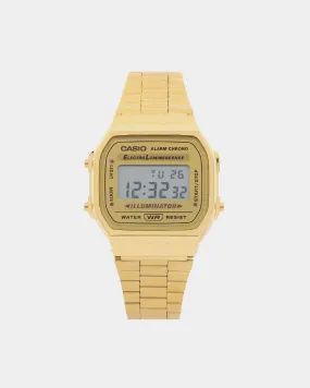 Casio A168WG-9 Gents Digital Watch Gold