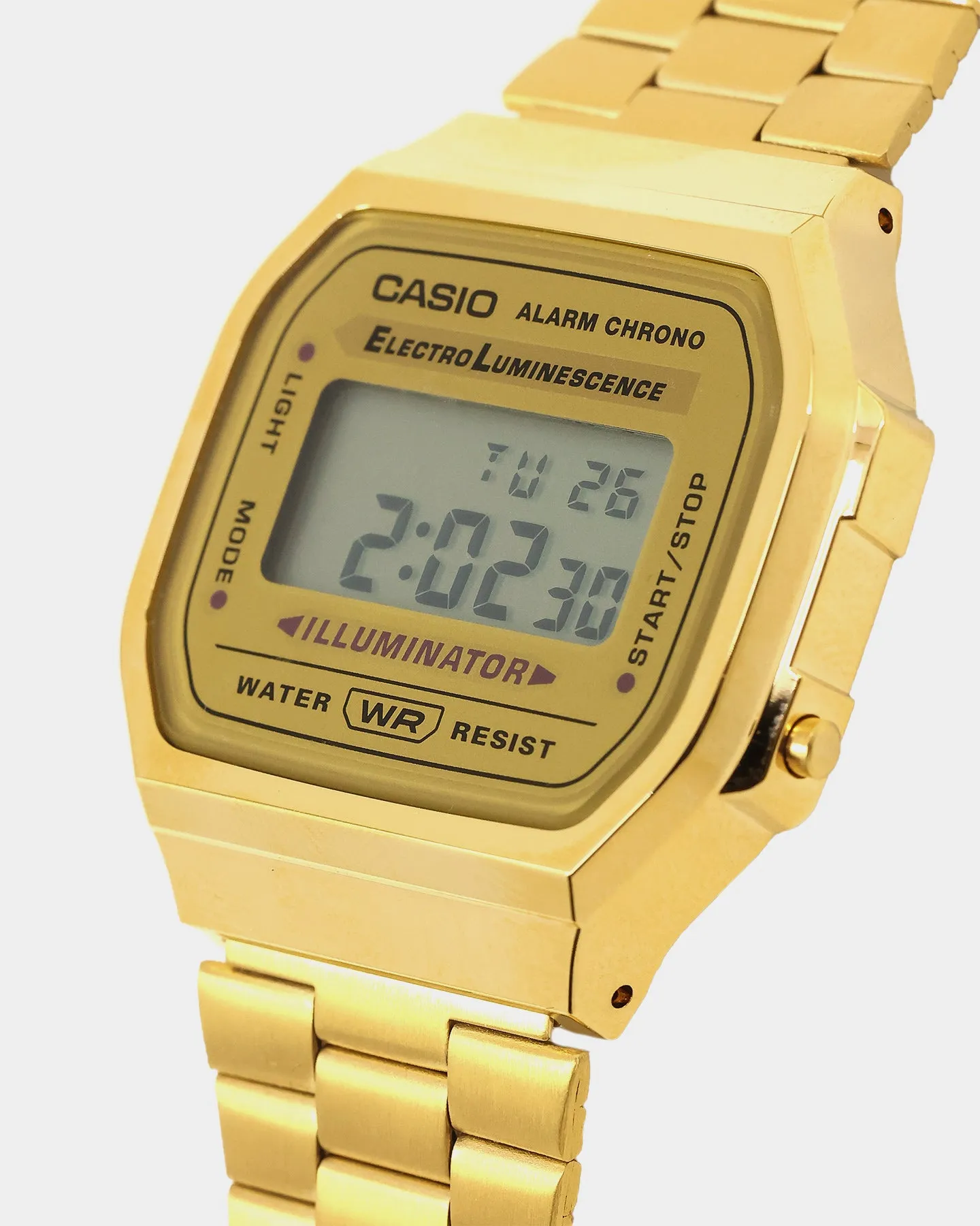 Casio A168WG-9 Gents Digital Watch Gold