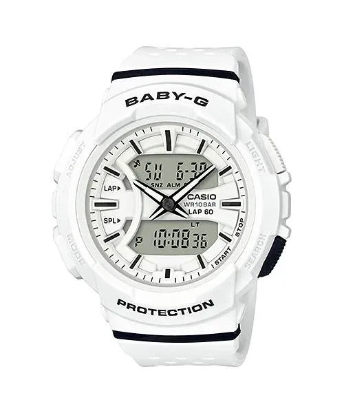 CASIO BABY-G Analog-Digital White Dial Women's Watch #BGA-240-7ADR