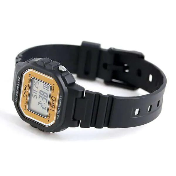 Casio LA-20WH-9ADF Black Resin Strap Watch for Women