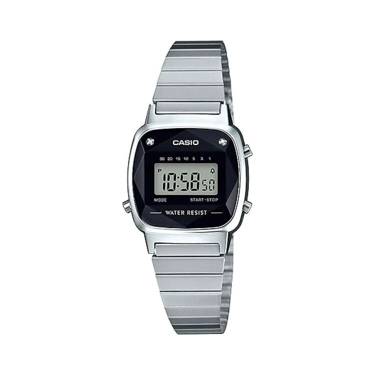 Casio LA670WAD-1DF Silver Stainless Watch for Women