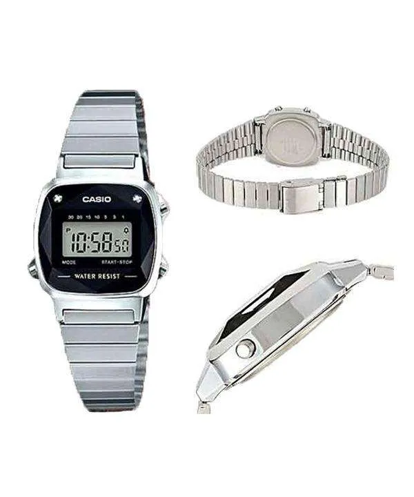 Casio LA670WAD-1DF Silver Stainless Watch for Women