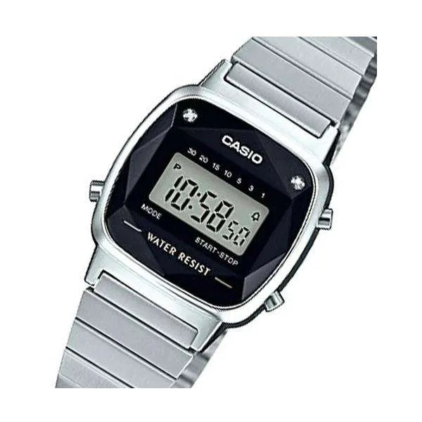 Casio LA670WAD-1DF Silver Stainless Watch for Women