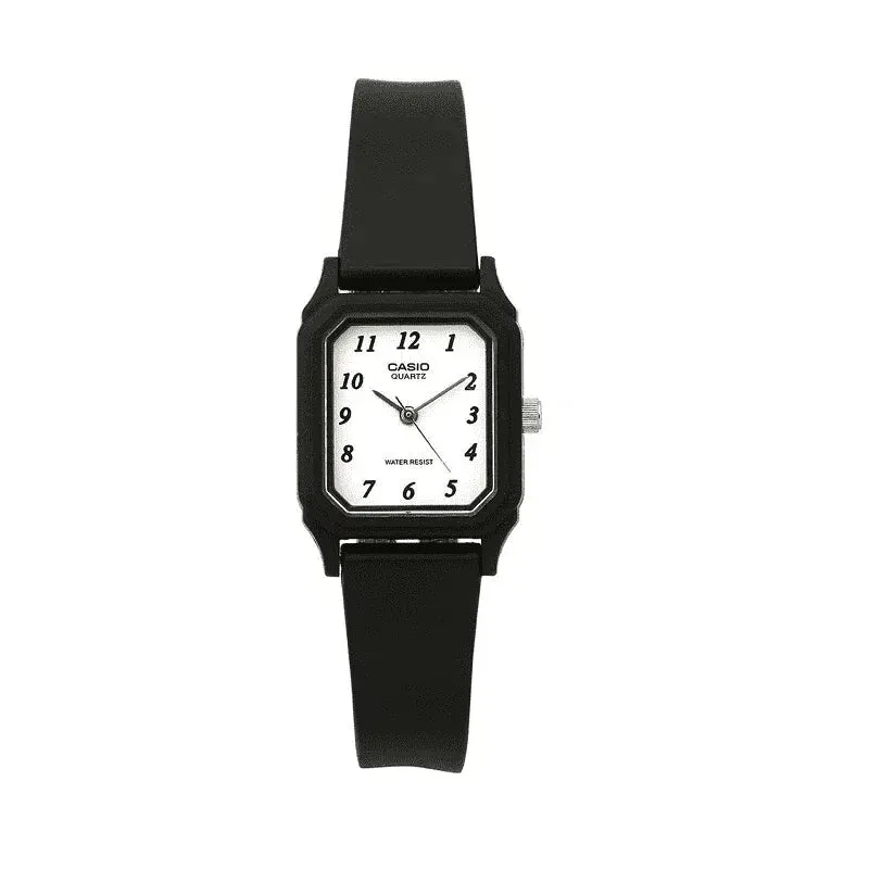 Casio LQ-142-7BDF Black Rubber Strap Watch for Women